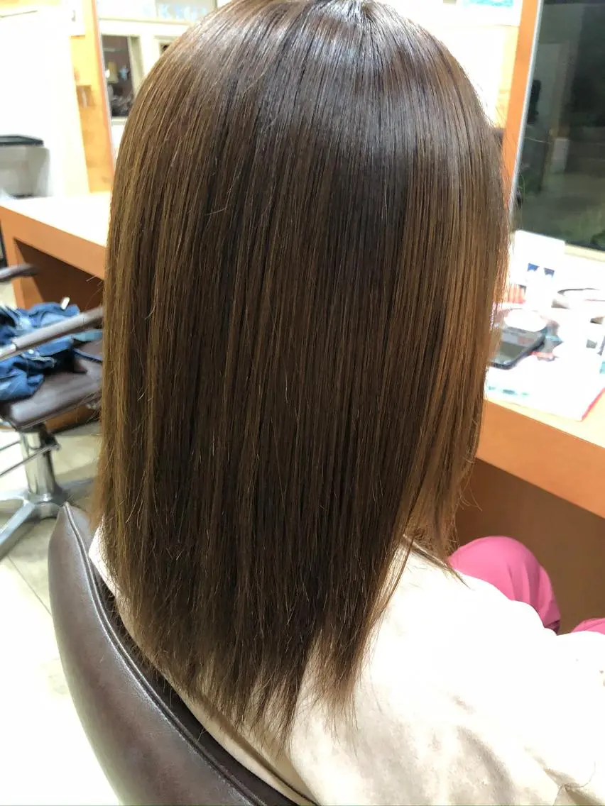 ミディアム カラー カット ヘアカラー 仕上がり満足度 No.1池田篤史のヘアスタイル