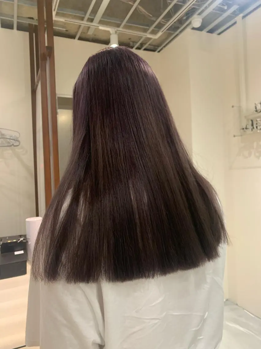 ロング カラー 🤍顔まわりカット/ ボブ/SHIMADAのヘアスタイル