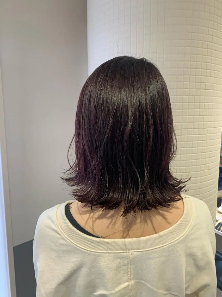 ミディアム カラー モデルさん募集中IT byALBUM八王子のヘアスタイル
