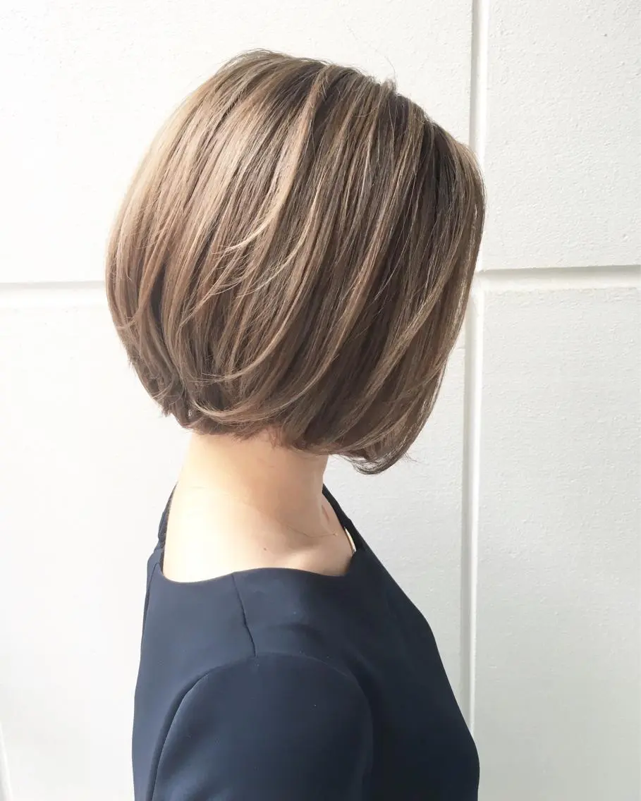 ショート カラー カット ヘアカラー トリートメント レイヤー/髪質改善 /山永圭介のヘアスタイル