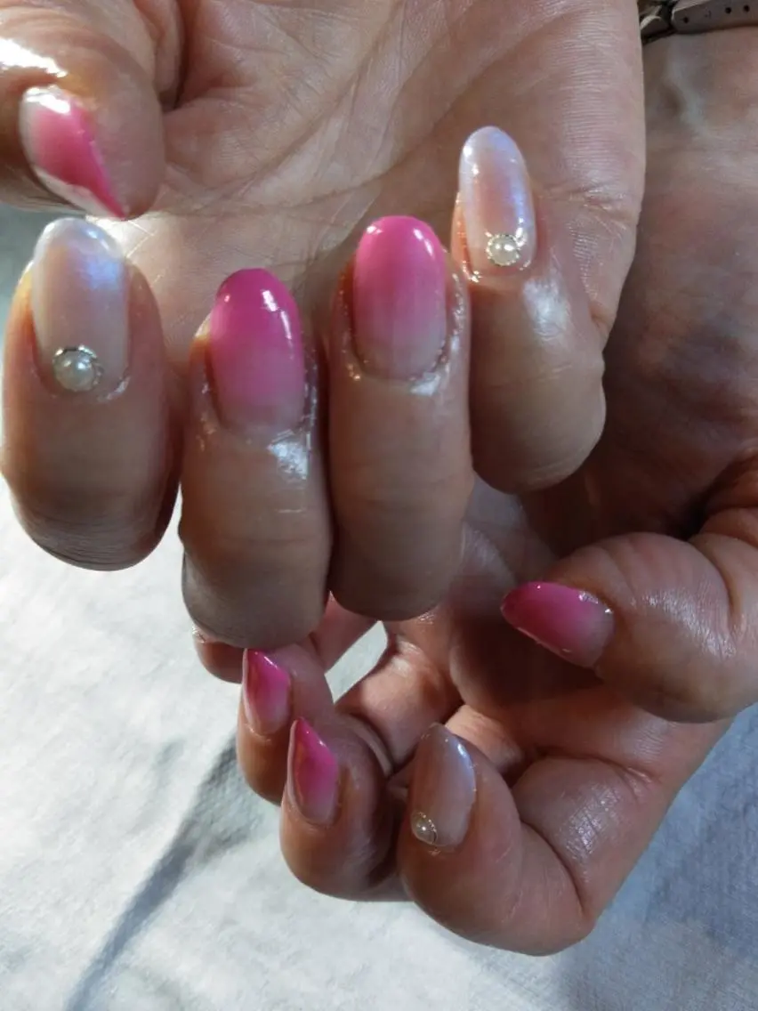 ネイル グラデーション ワンカラーネイル lylynail YUUKAのネイルデザイン