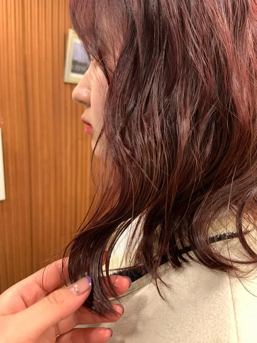 ミディアム アオキ サキ💫のヘアスタイル