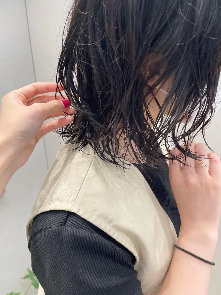 パーマ 青木 優歩のヘアスタイル