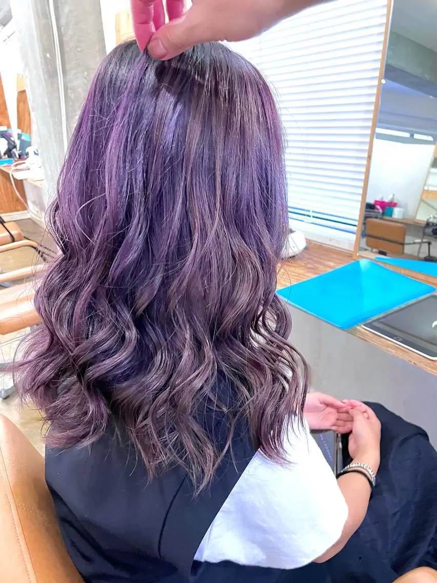 セミロング カラー カット ヘアカラー 縮毛矯正 トリートメント 💎髪質改善💎 デザイナーshinのヘアスタイル