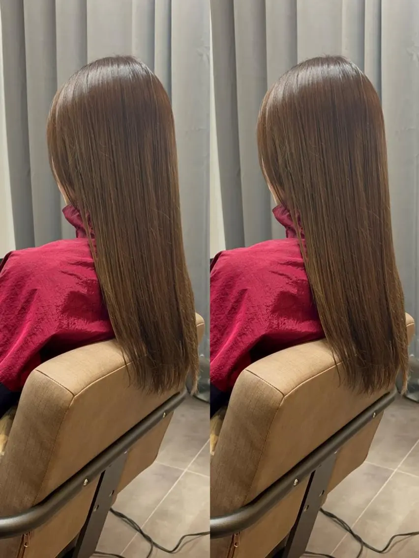 セミロング カット TELA HAIRのヘアスタイル