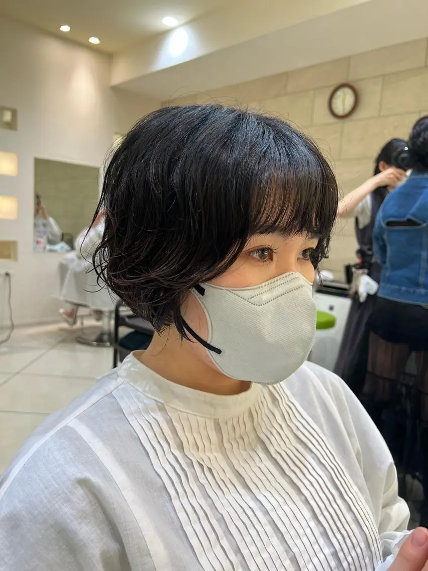 ショート パーマ ボブ/ 似合わせ🥀原ちひろのヘアスタイル