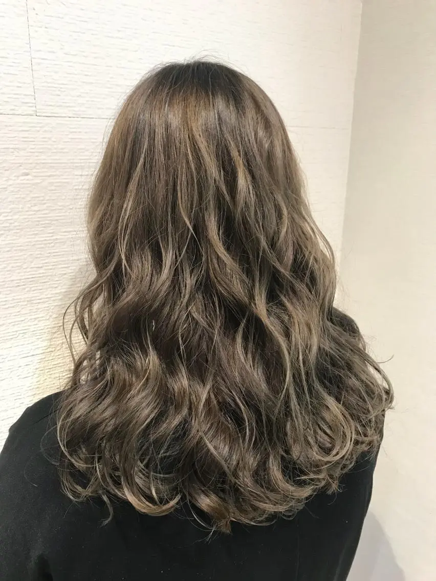 ロング カラー ハイトーンカラー 【メンズ縮毛矯正】 田中秀斗のヘアスタイル