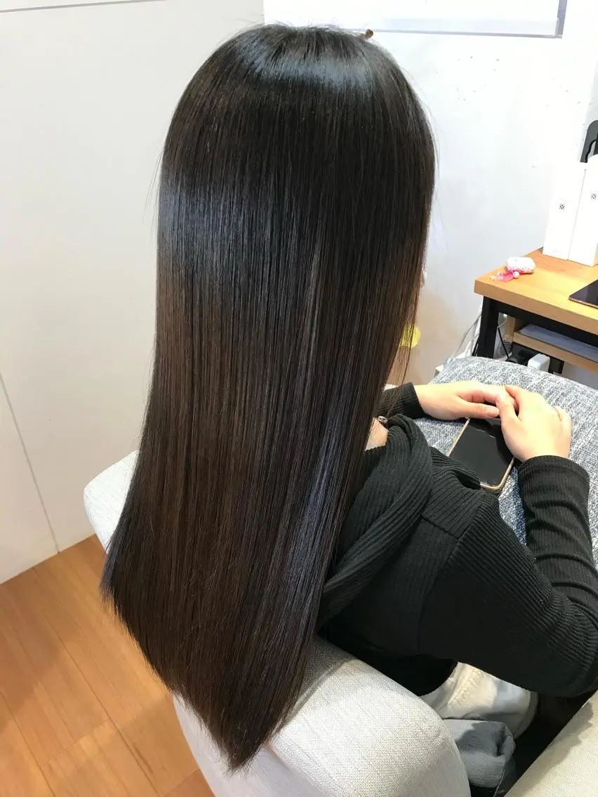 ロング 髪質改善 トリートメント カット ヘアカラー トリートメント stylist Yukieのヘアスタイル