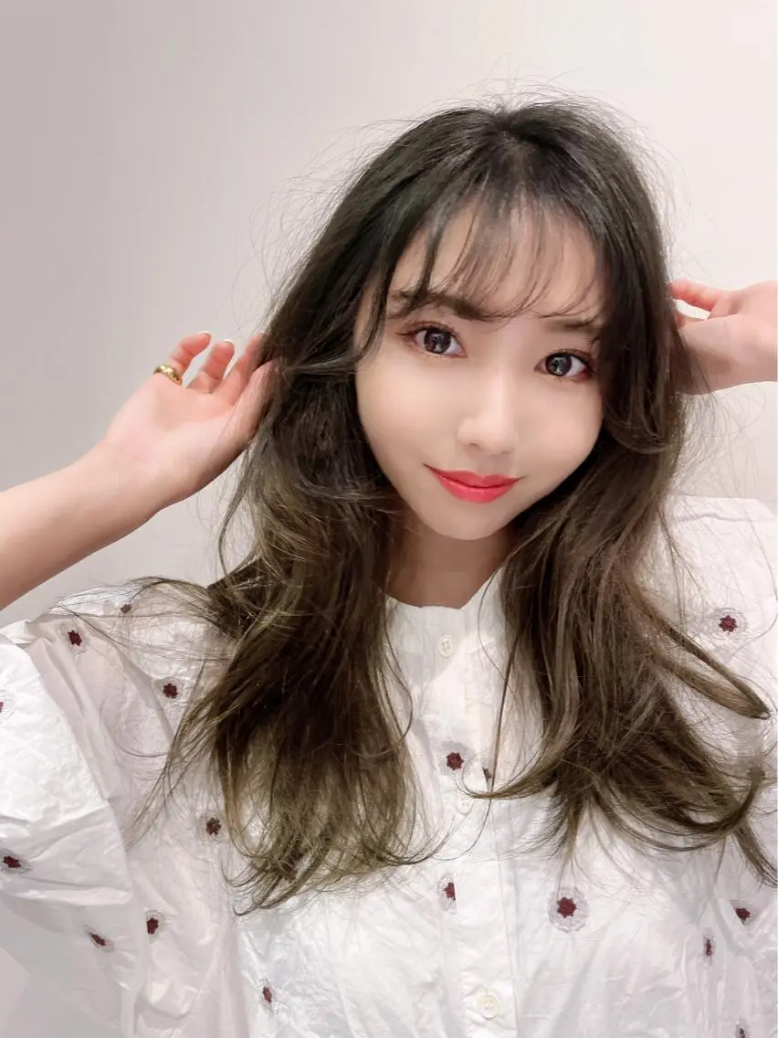 ロング カット ヘアカラー トリートメント ♡大人カワイイ hair♡徳井はやとのヘアスタイル