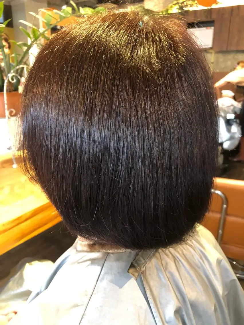 カラー アッシュ オレンジ ISHIMORI  のヘアスタイル