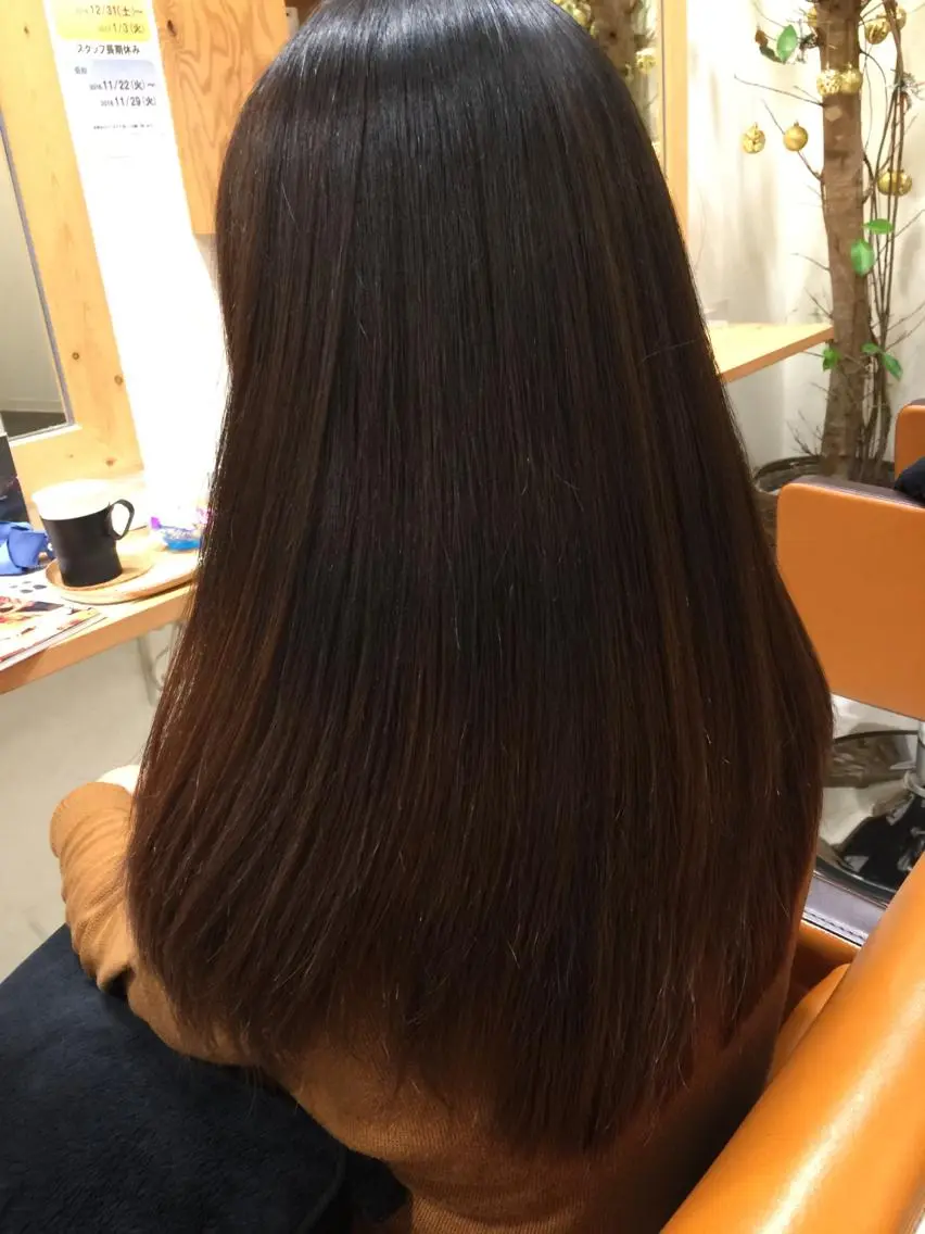 セミロング ロング カラー ツヤ髪専門美容師 桑原 和誠のヘアスタイル