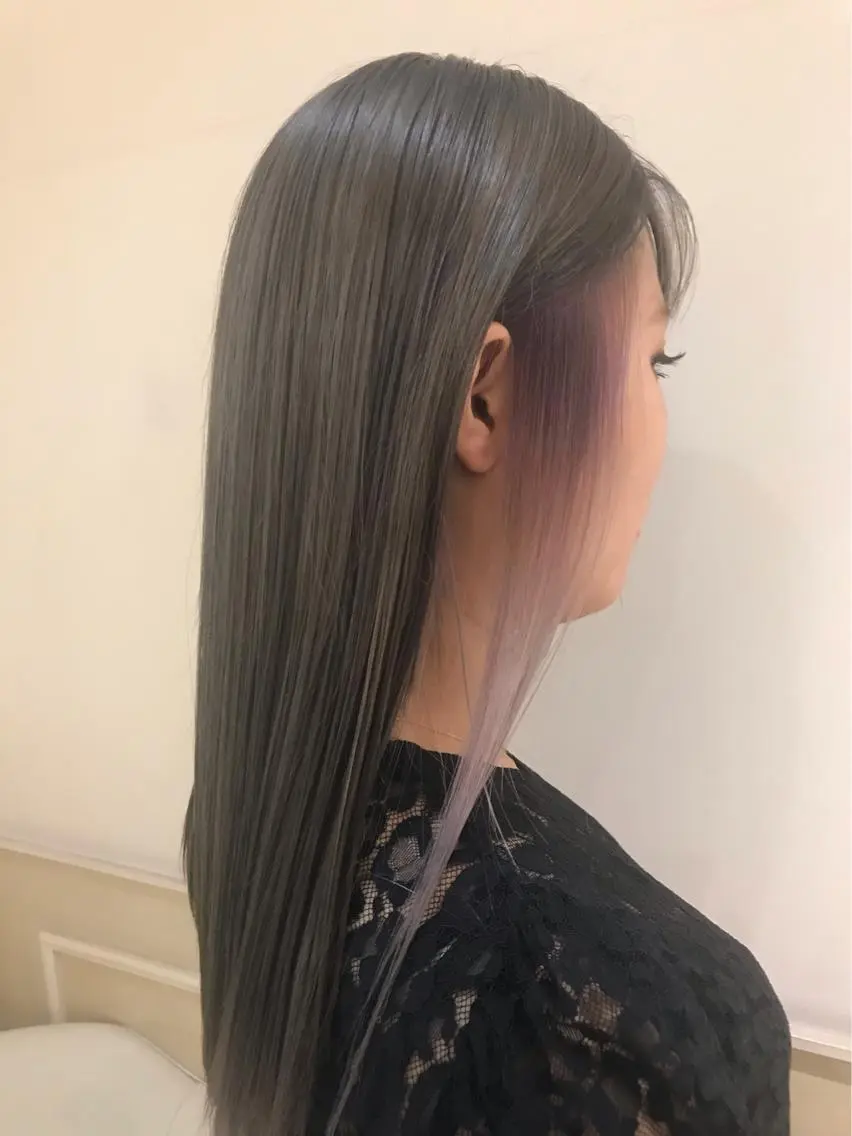 ロング カラー カット ヘアカラー トリートメント ヘアセット ✨髪質改善特化サロン ✨グシユキヤ✨のヘアスタイル