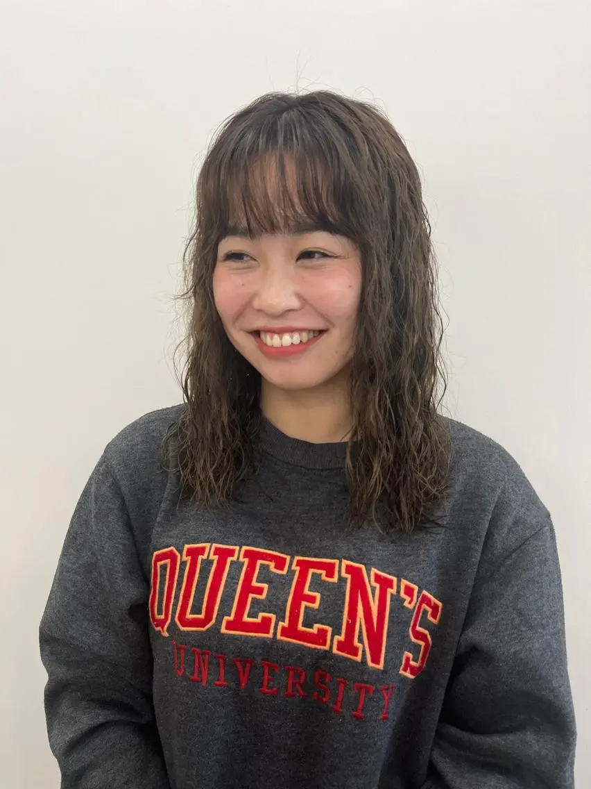 ロング パーマ カット パーマ 韓国好き🇰🇷 美容師MIKUのヘアスタイル