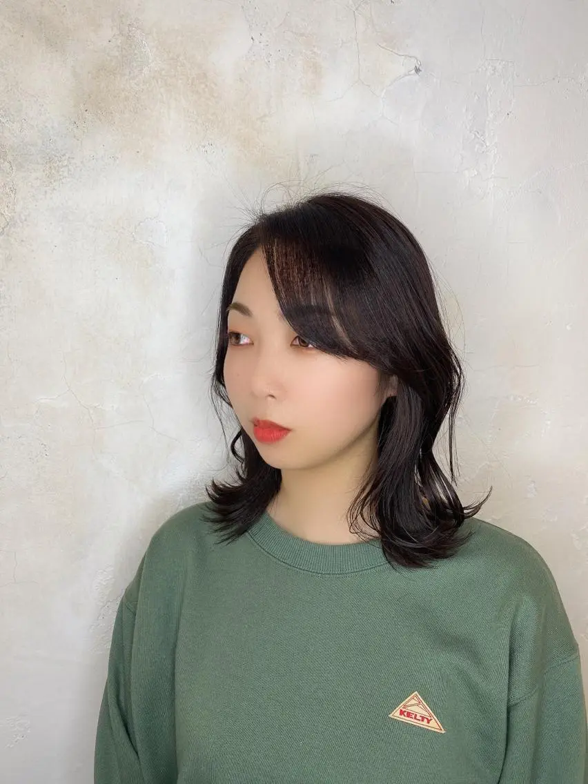 ミディアム カラー 【透明感カラー】 harunaのヘアスタイル