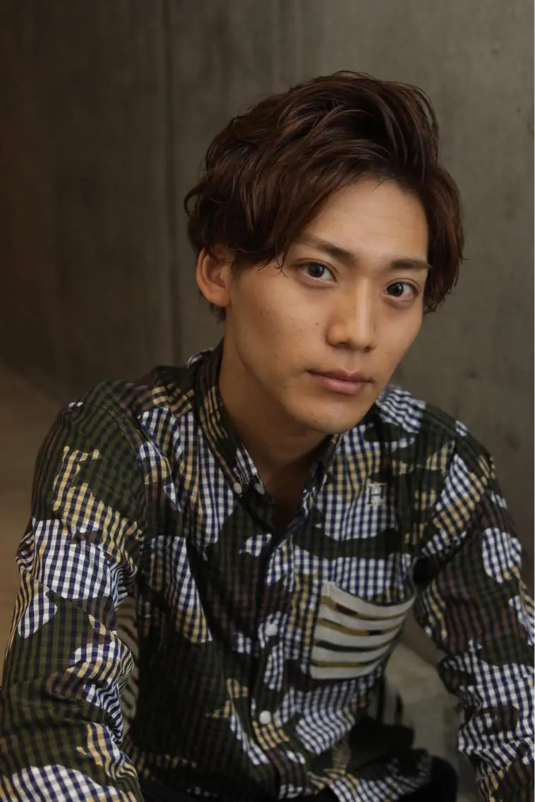 ショート カラー パーマ メンズ ヘアカラー トリートメント Lolonois池田 代表 鍜治本颯太のヘアスタイル