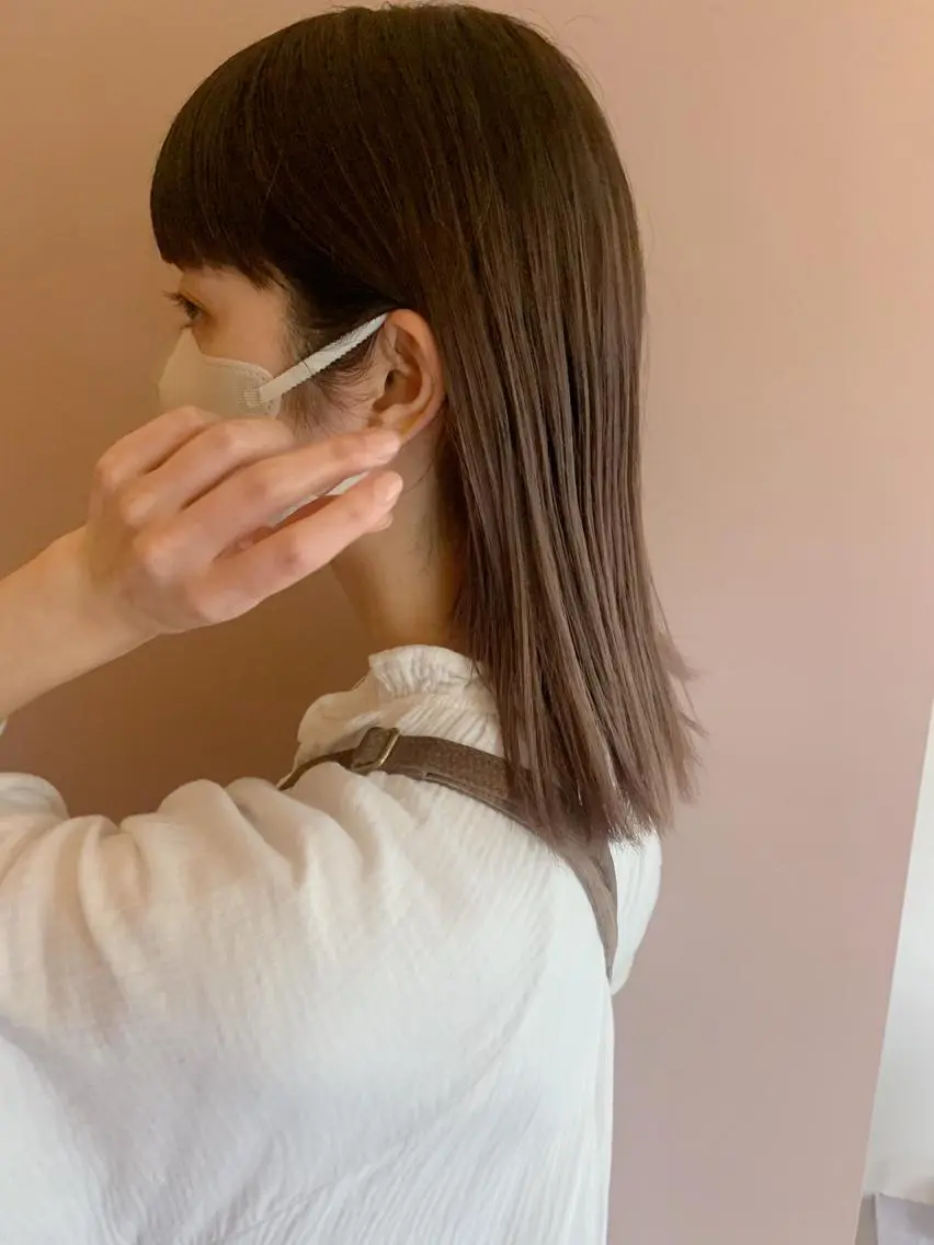カラー ベージュカラー ブリーチ ヘアカラー yupi🐈‍⬛ レイヤー/パーマのヘアスタイル