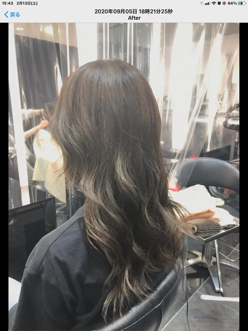 ロング カラー Annon プライベートサロンのヘアスタイル