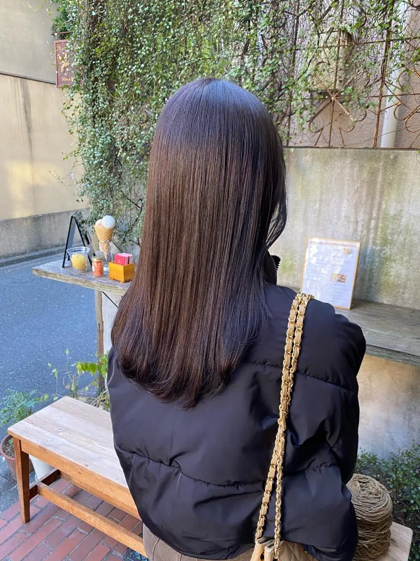 ロング カラー カット ヘアカラー shiori ❤︎ /透明感カラーのヘアスタイル