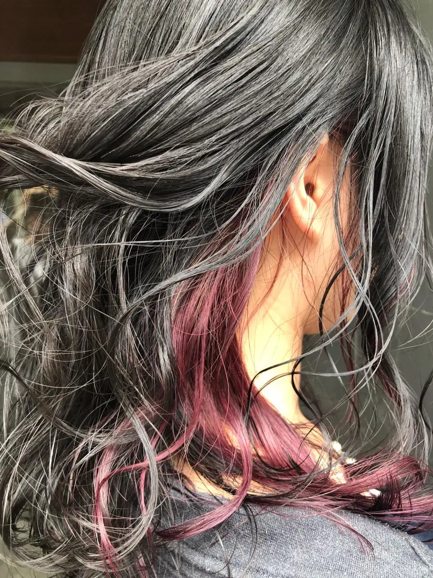ミディアム カラー ヘアアレンジ ミニボブ/ブリーチ 🌈MISATOのヘアスタイル