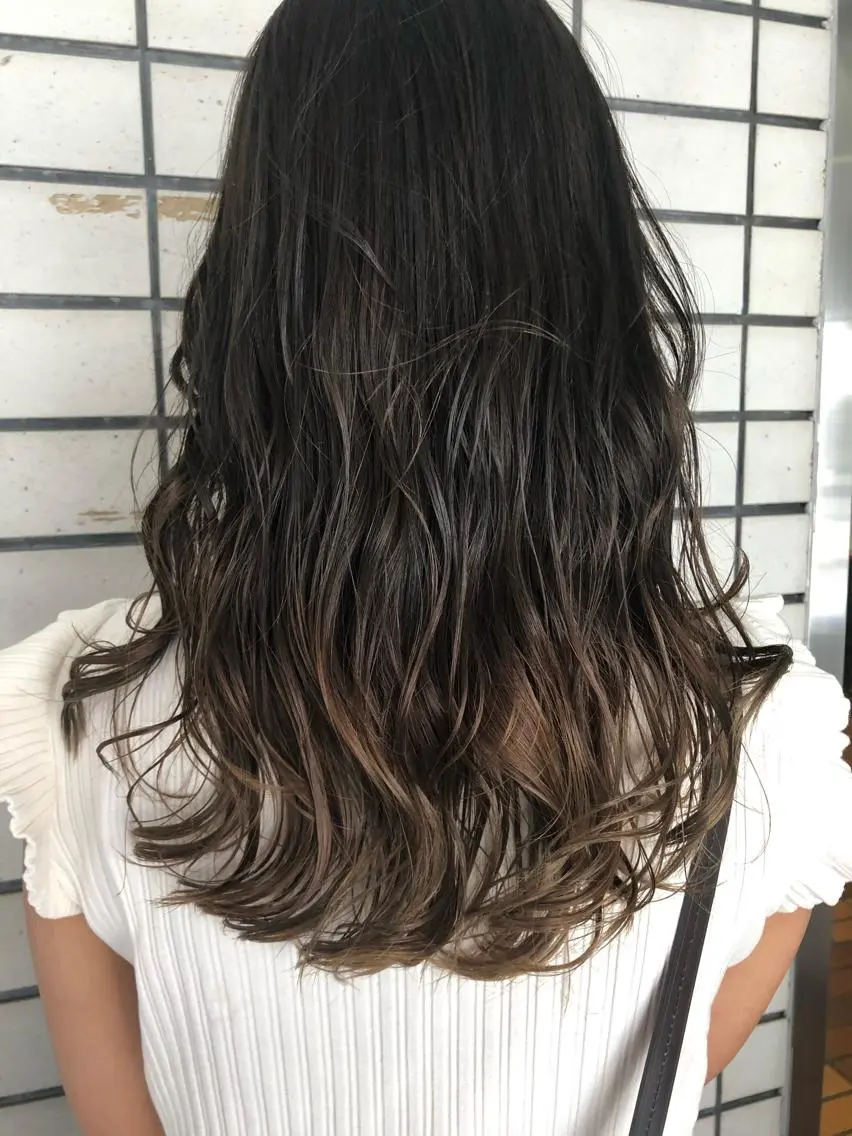 セミロング カラー ダブルカラー カット パーマ トリートメント 似合わせ／代表 髪質改善/山田将大のヘアスタイル
