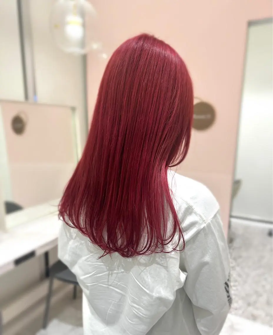 ロング カット トリートメント レイヤー/ハッシュ 渋谷/サッタのヘアスタイル