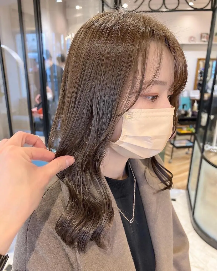 ロング カラー カット ヘアカラー トリートメント 🇰🇷韓国レイヤー 錦糸町【北山謙三】のヘアスタイル