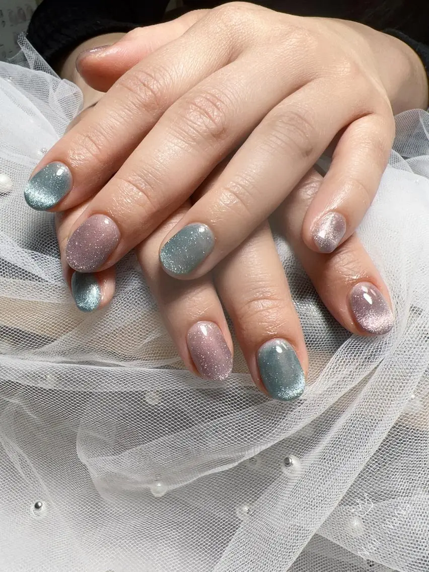 ショート カラー ネイル ハンドネイル Nail NaNaのネイルデザイン