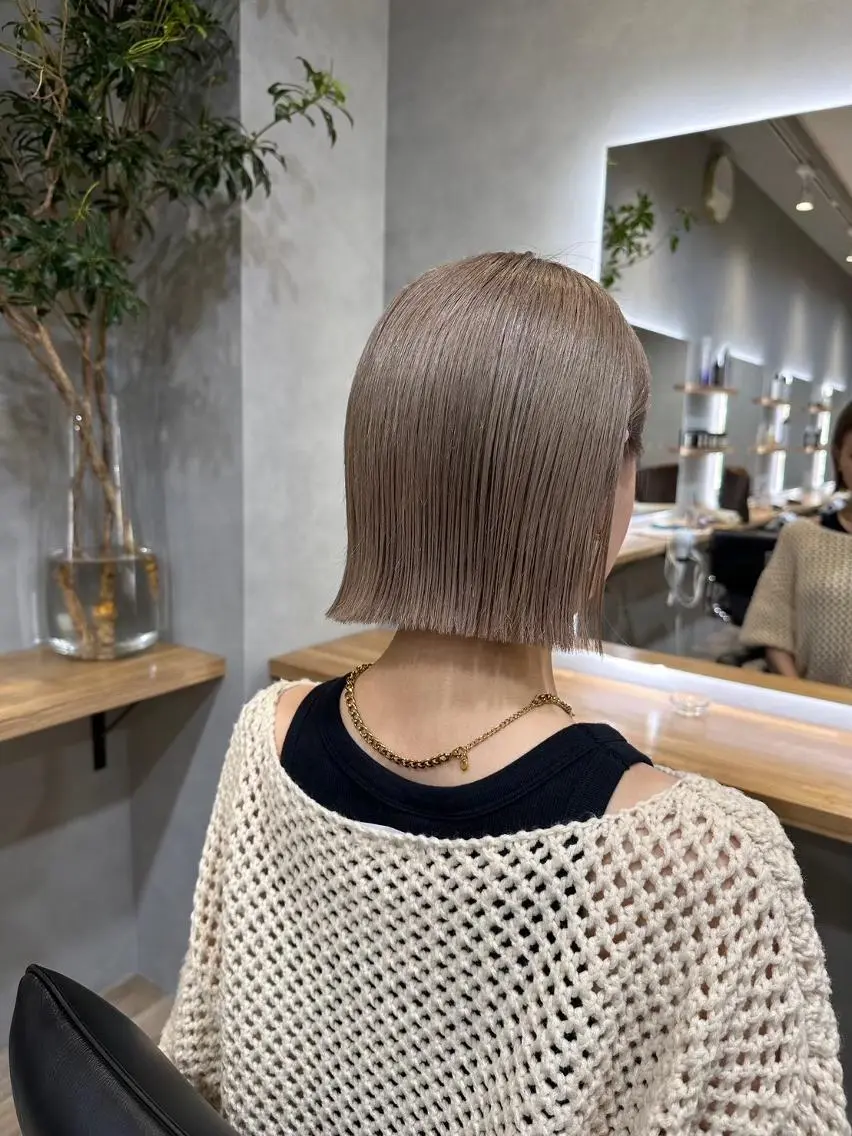 ミディアム カラー ✨ボブ・レイヤー・ トレンドカラー✨のヘアスタイル