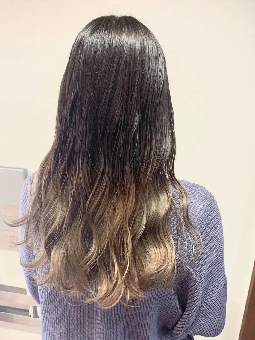 ロング カラー 蓮見友里 PiSTA／portのヘアスタイル