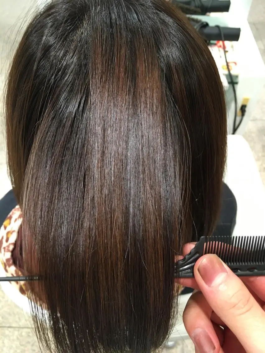 ミディアム 似合わせカット 迫留由弥のヘアスタイル