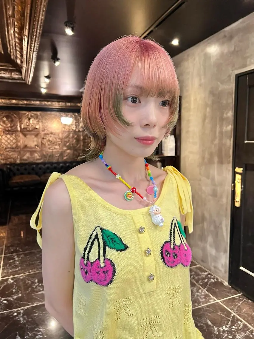 ショート カラー カット ヘアカラー 圧倒的デザイン力 店長🎨RENAのヘアスタイル