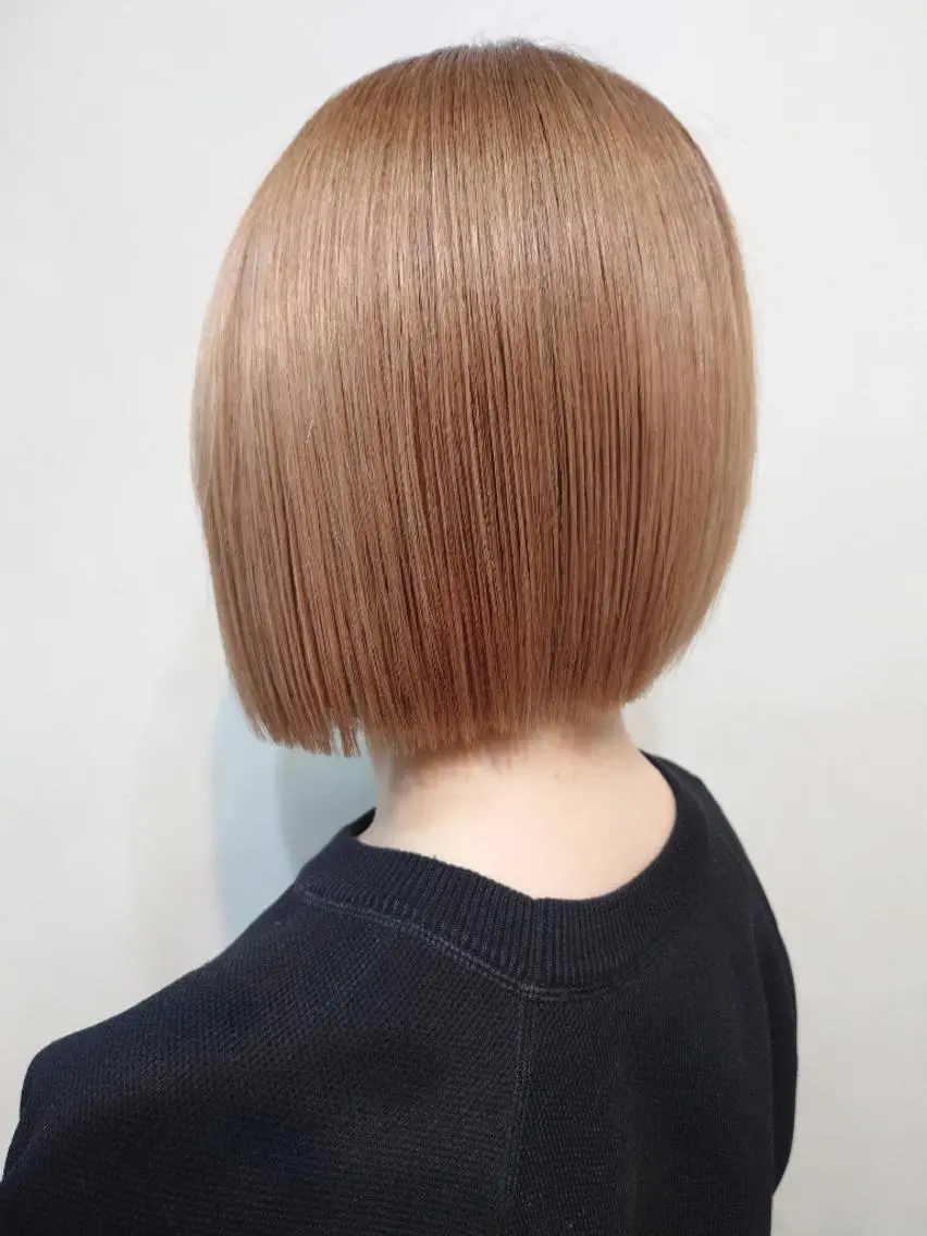 ミディアム ヘアカラー トリートメント 艶髪／透け感カラー ／ＲＹＯのヘアスタイル
