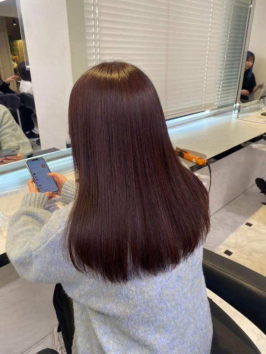 ヘアアレンジ ロング カラー miel横浜 🎀ういのマツエク・マツパデザイン
