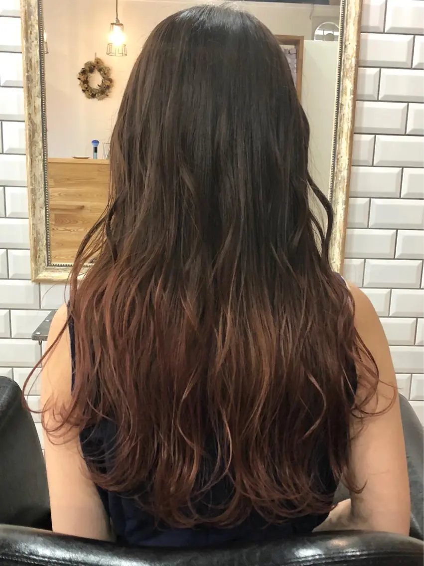ロング カラー 橋本 敬介のヘアスタイル