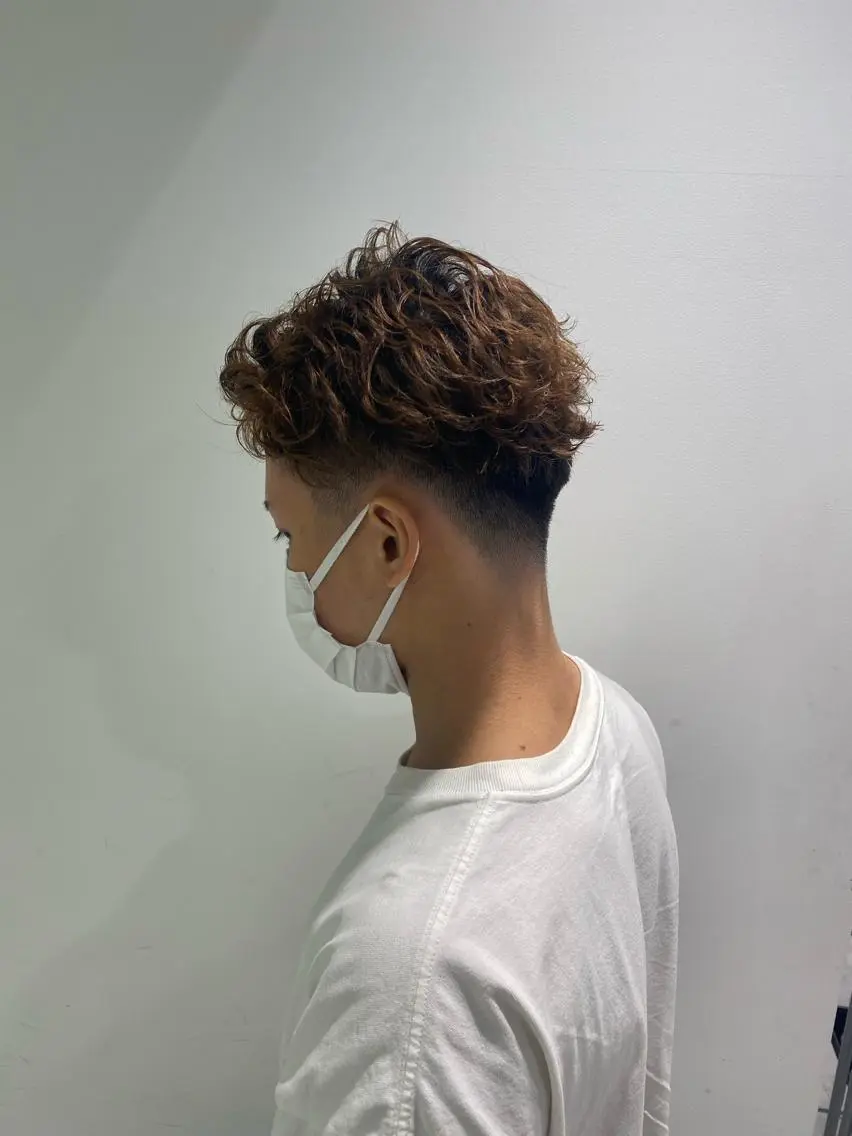 ショート カラー パーマ メンズ 横浜駅メンズパーマ師 🌀岩﨑弘成🌀のヘアスタイル