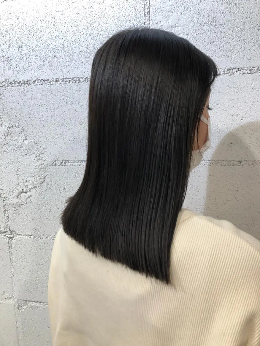 セミロング カット hair care ACRO店長 谷のヘアスタイル
