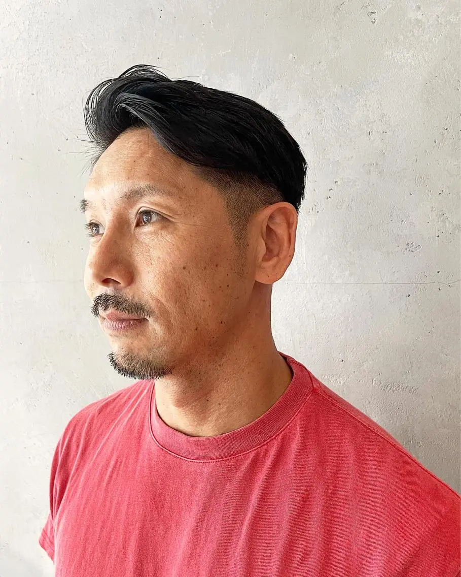 ショート メンズ ショートヘア 骨格補正カット✂︎ 🌟菅野陽介🌟のヘアスタイル