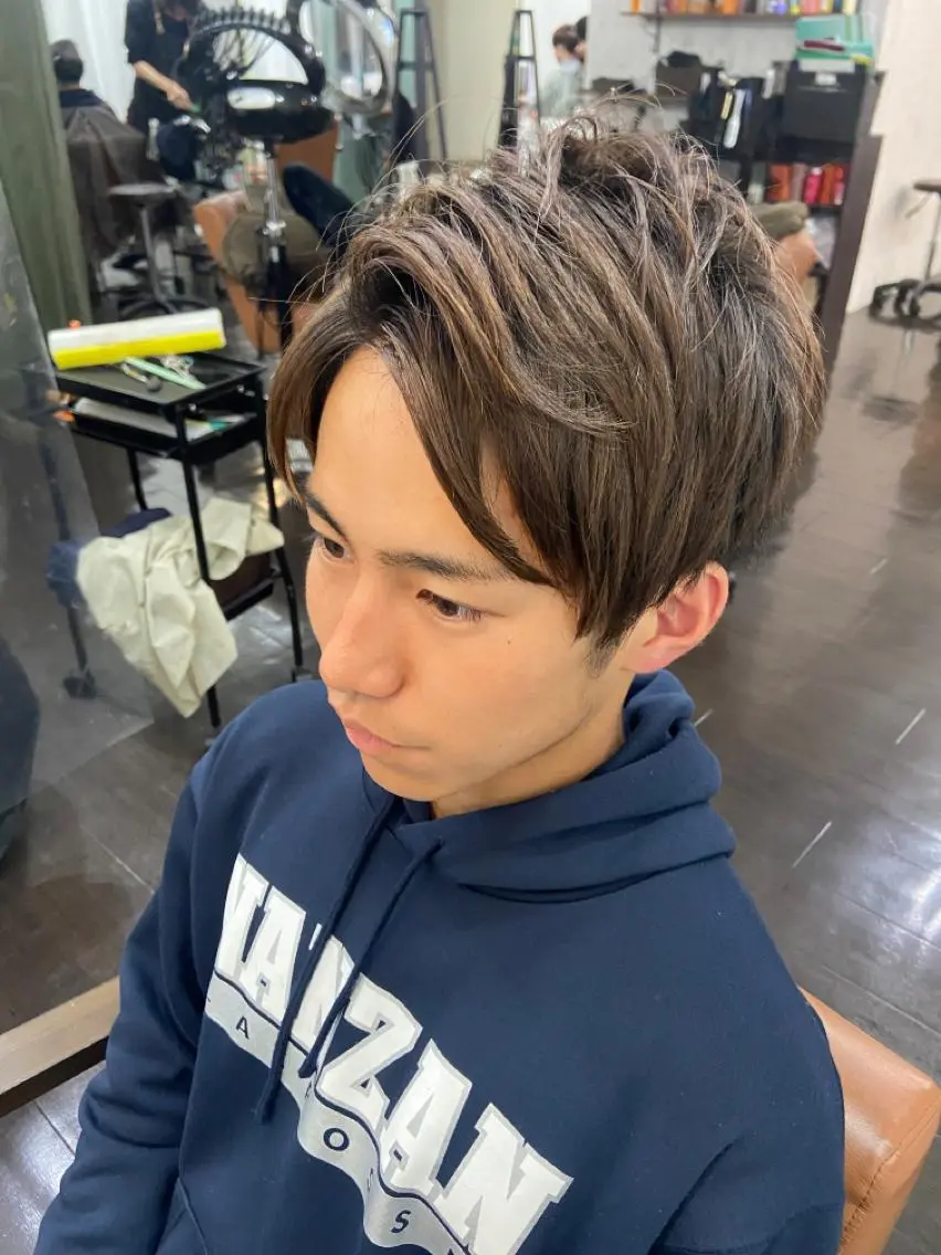 メンズ マッシュ 久木原 ゆりのヘアスタイル