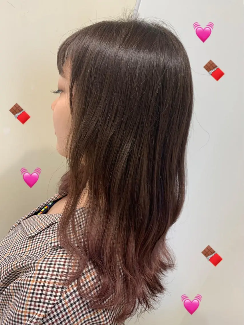 ミディアム カラー 新宿駅近♡個室 ♡関口三都季🌜のヘアスタイル