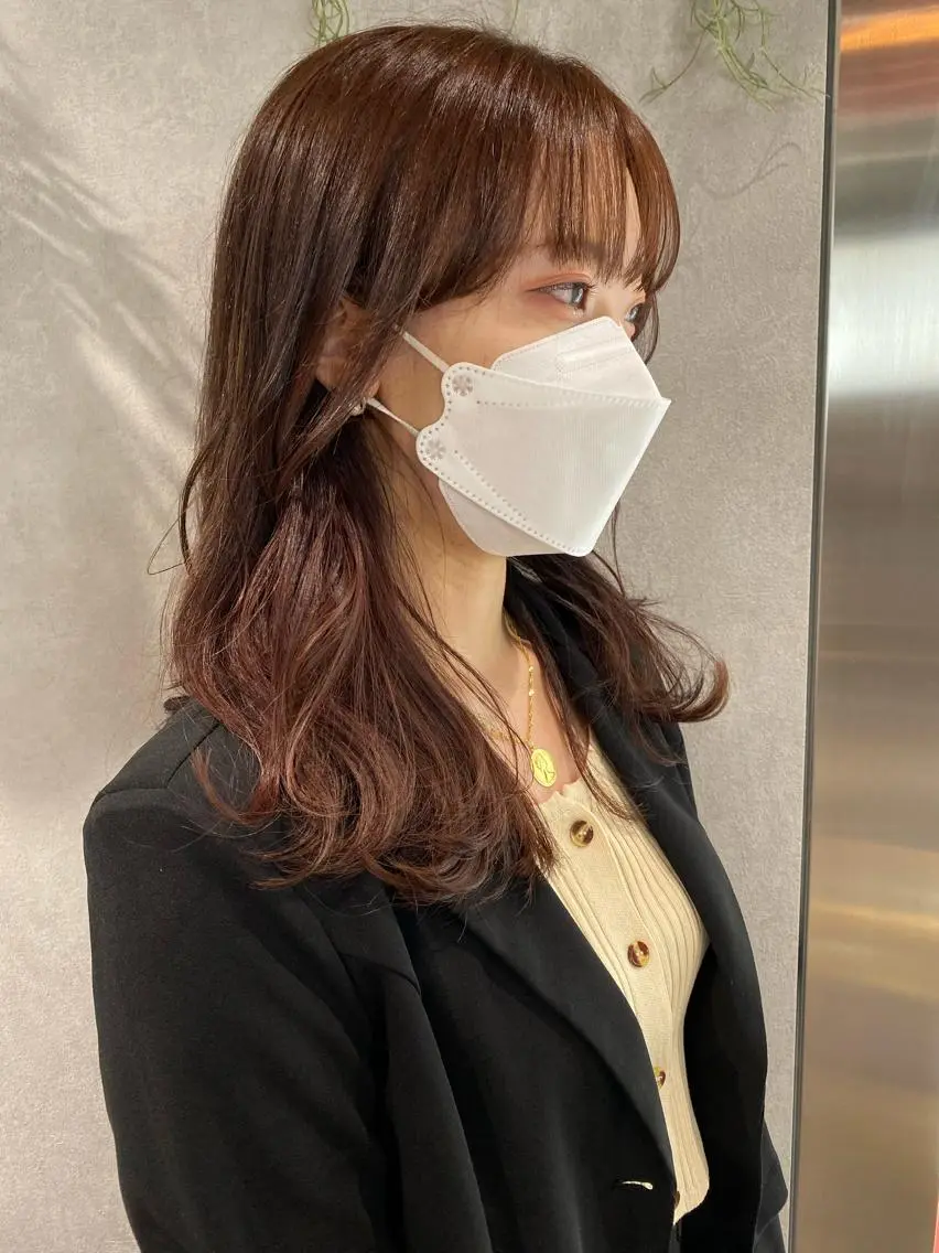 ロング カラー 石井 光星のヘアスタイル