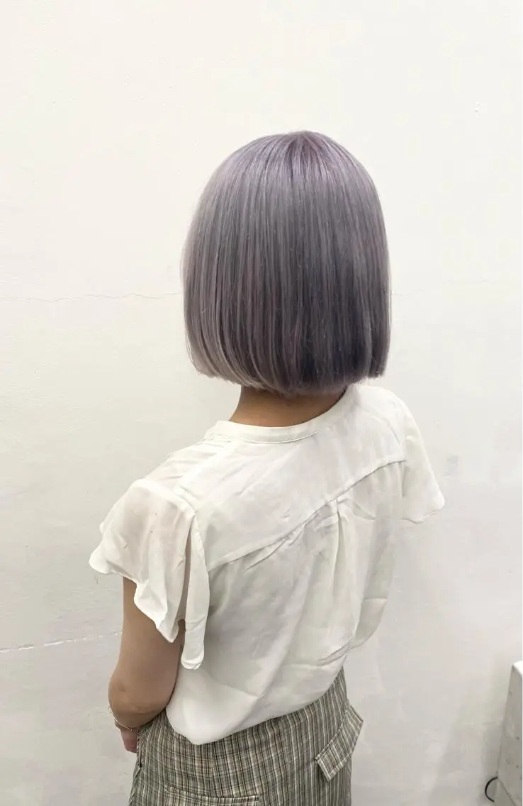 セミロング カラー パーマ ヘアアレンジ メンズ キッズ ブリーチ　ハイトーン 特化🌈フジタハルキのヘアスタイル