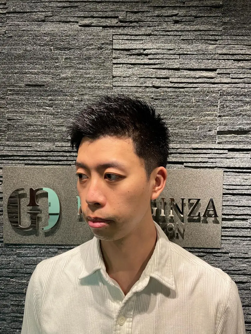 ショート メンズ 代表 武田晃英のヘアスタイル
