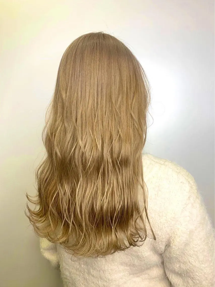ロング ヘアカラー トリートメント ヘッドスパ ヘアセット 大宮/山口 竣也のヘアスタイル