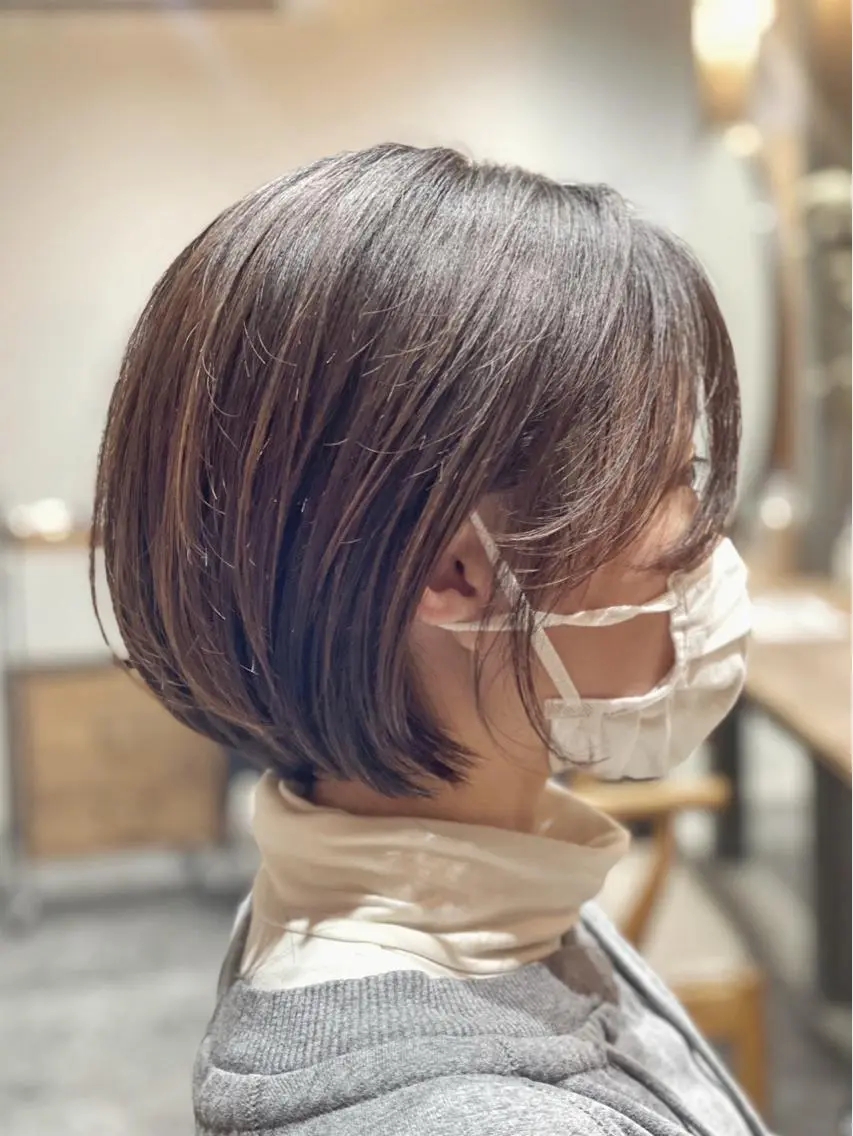 ショート ショートボブ ボブ ショートヘア 野間 祐哉のヘアスタイル