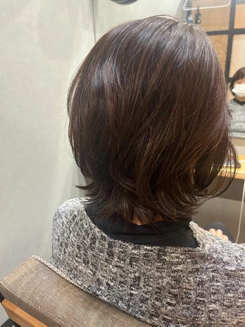 ミディアム カラー パーマ ヘアアレンジ メンズ キッズ ネイル マツエク・マツパ アイブロウ メンズブリーチ メンズハイライト メンズインナーカラー メンズ韓国風 ブリーチ 久木原 ゆりのヘアスタイル