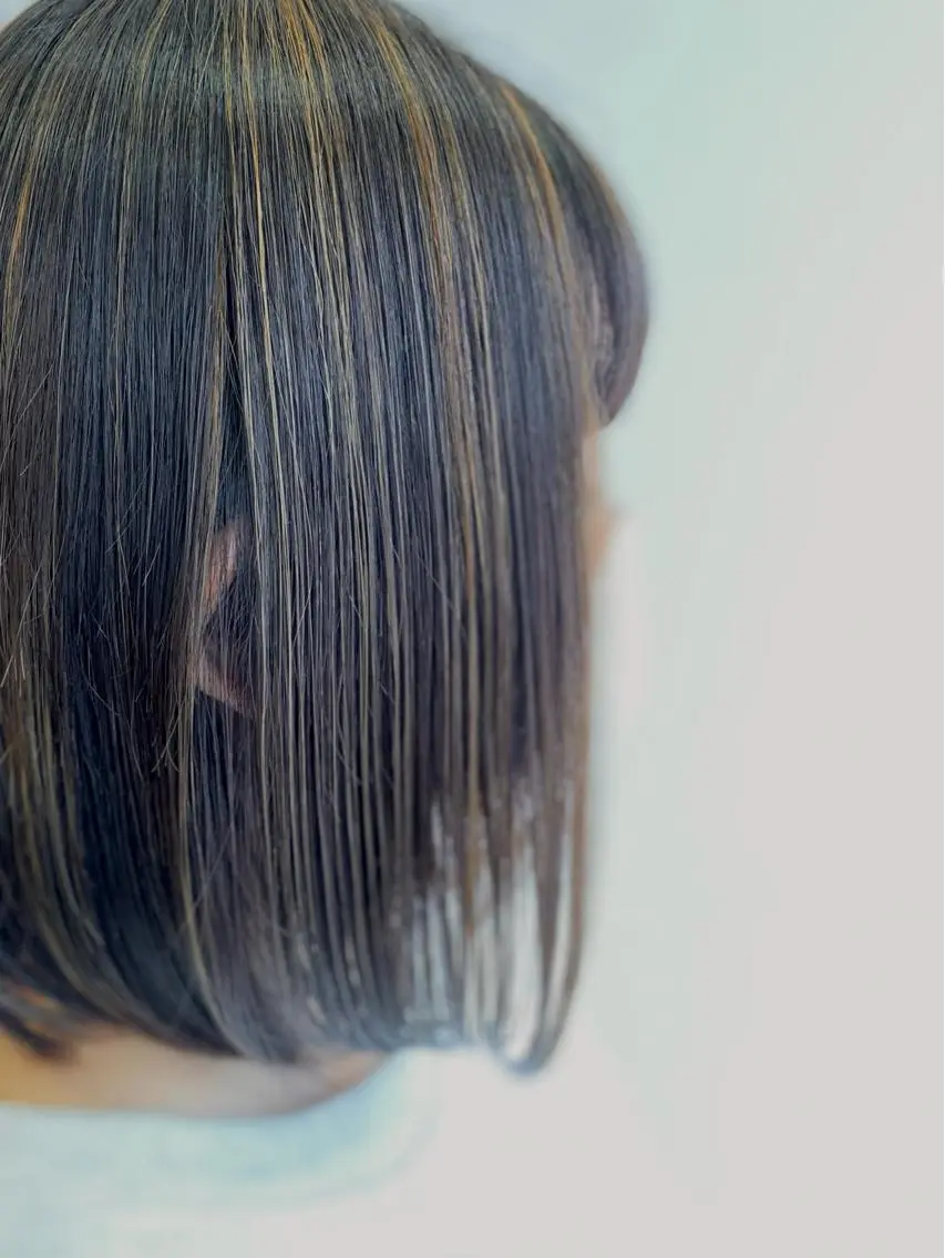 カラー ヘアカラー 秋谷 伸江のヘアスタイル