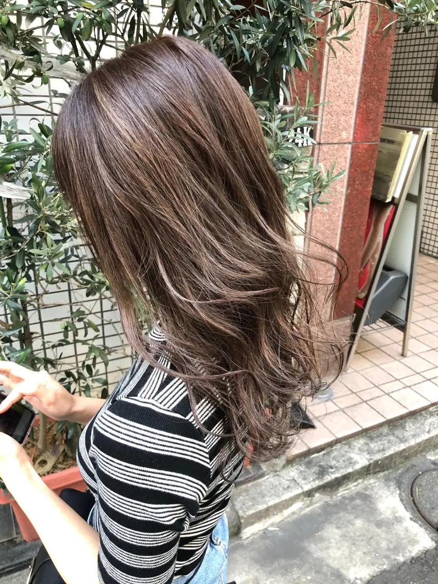 ロング カラー 🌷ボブ/髪質改善 ストレートのヘアスタイル