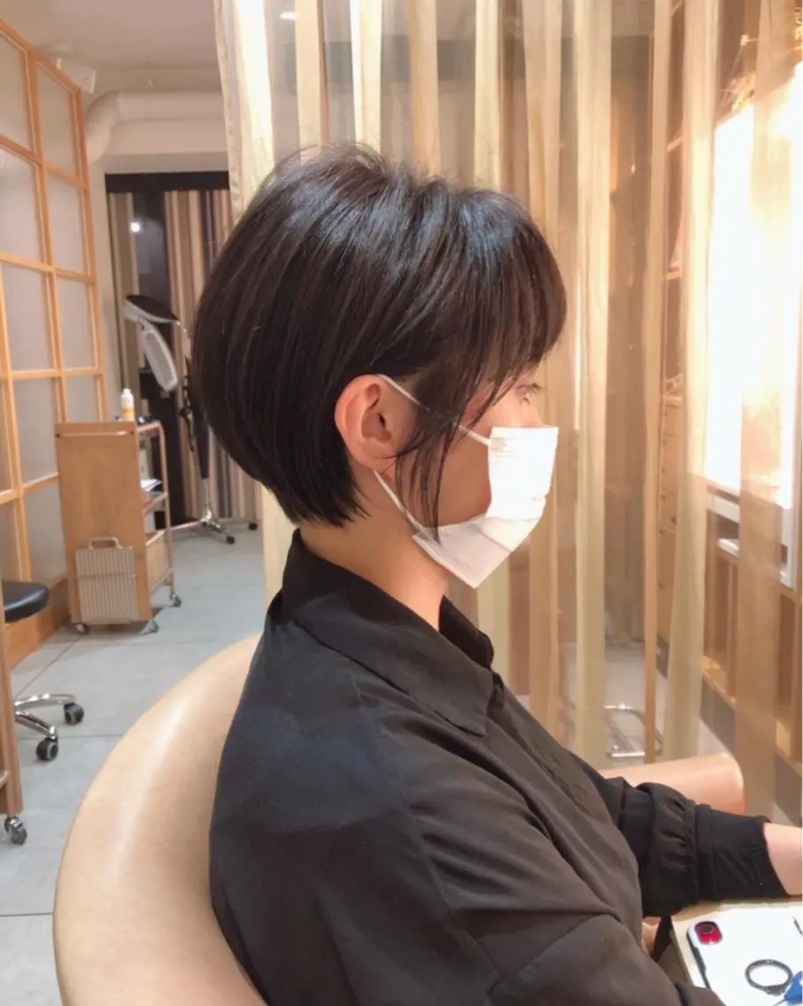 ショート ショートボブ ボブ ショートヘア 髪質改善特化 谷口祐綺のヘアスタイル