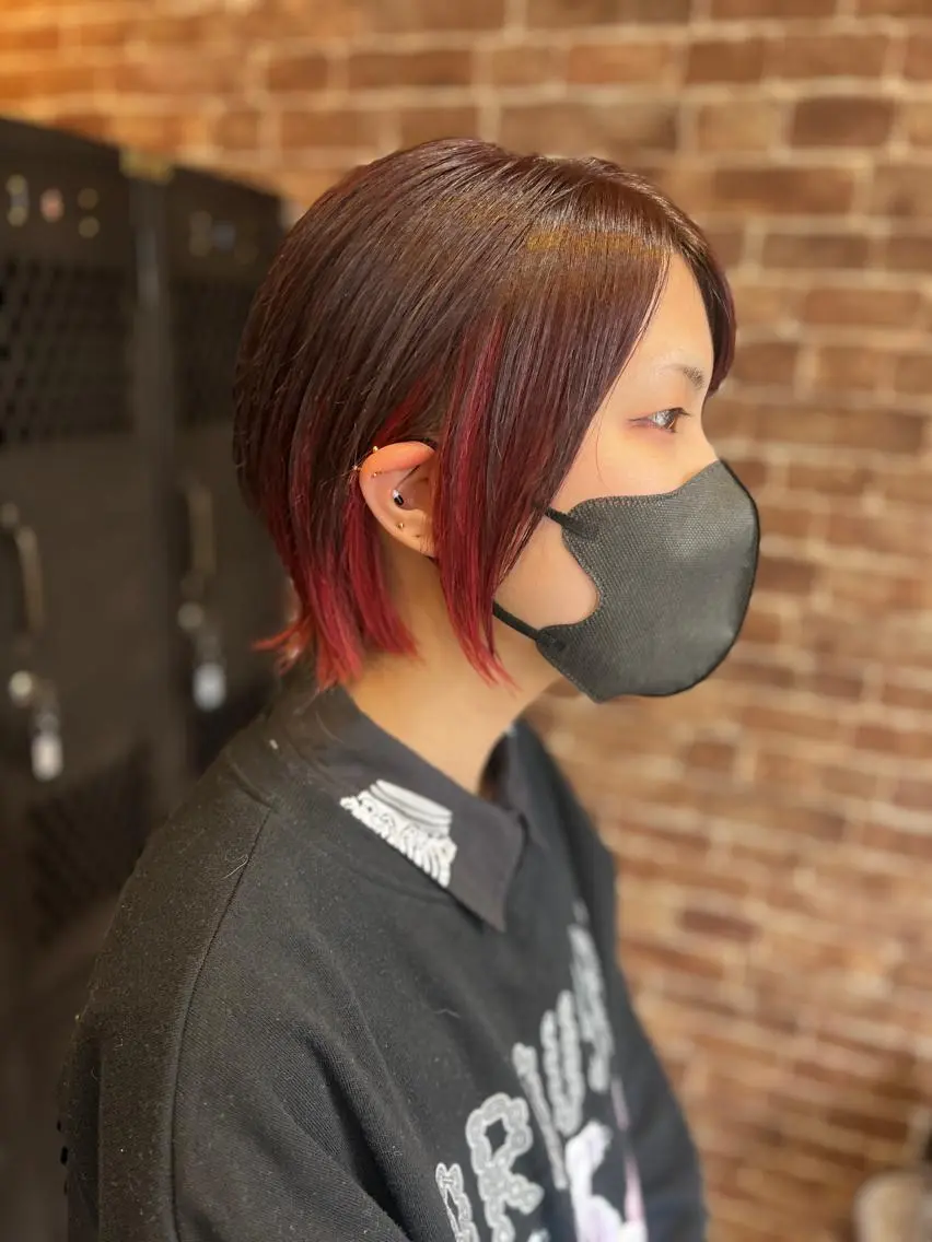 ミディアム カラー パーマ ヘアアレンジ メンズ キッズ ネイル マツエク・マツパ アイブロウ メンズブリーチ メンズハイライト メンズインナーカラー メンズ韓国風 ブリーチ 久木原 ゆりのヘアスタイル