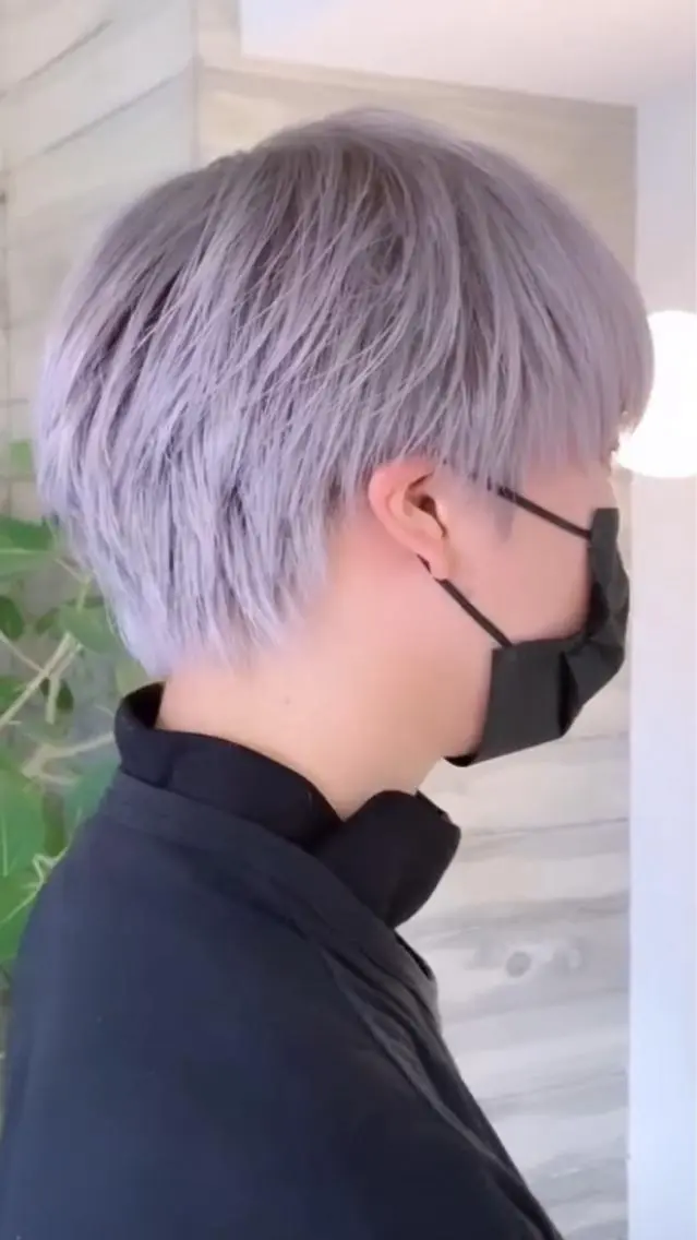 ショート カラー メンズ 望月 優斗のヘアスタイル